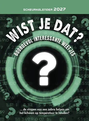 Scheurkalender 2027 Wist je dat?