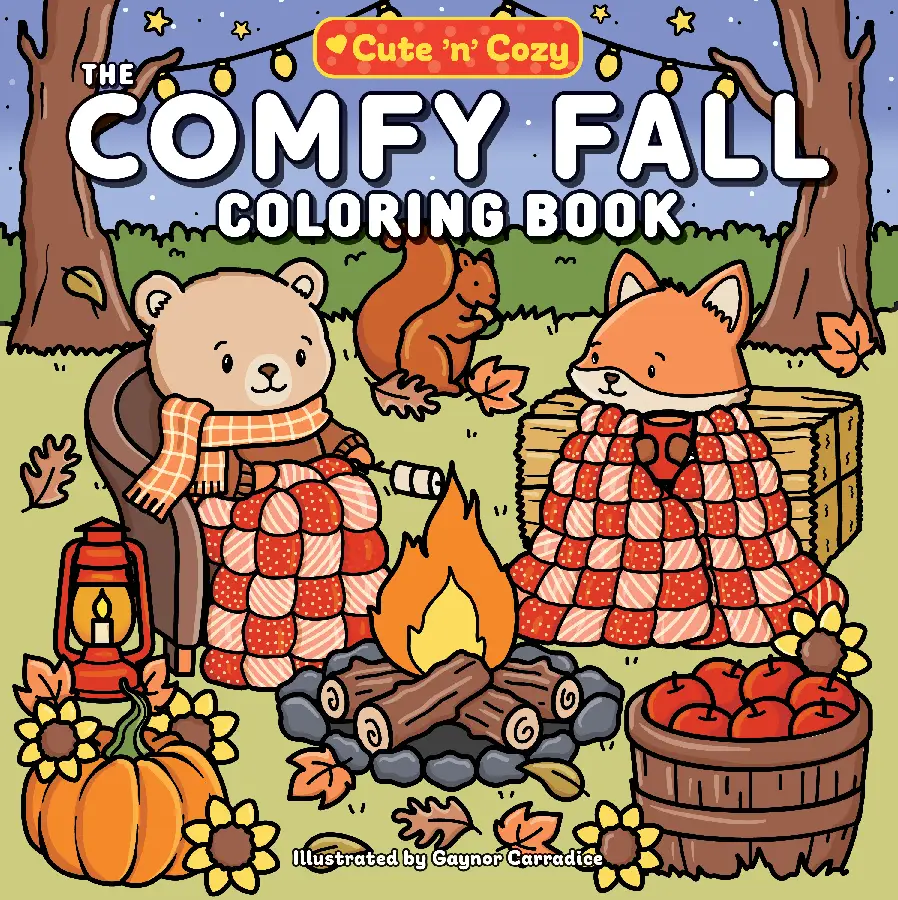 The Comfy Fall Coloring Book