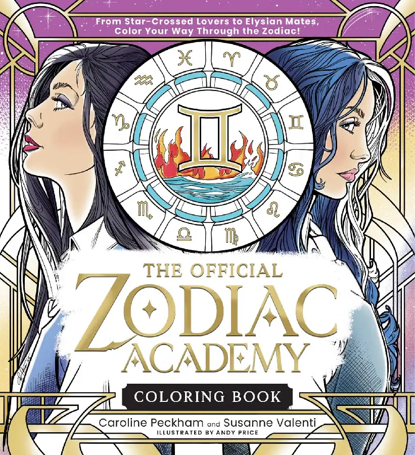 The Official Zodiac Academy Coloring Book