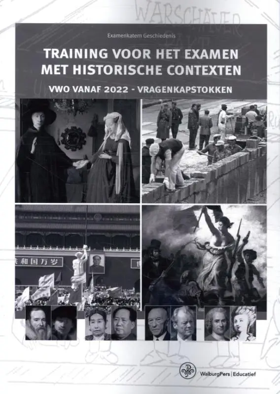 Training met Historische Contexten - vwo vanaf 2022 - vragenkapstokken