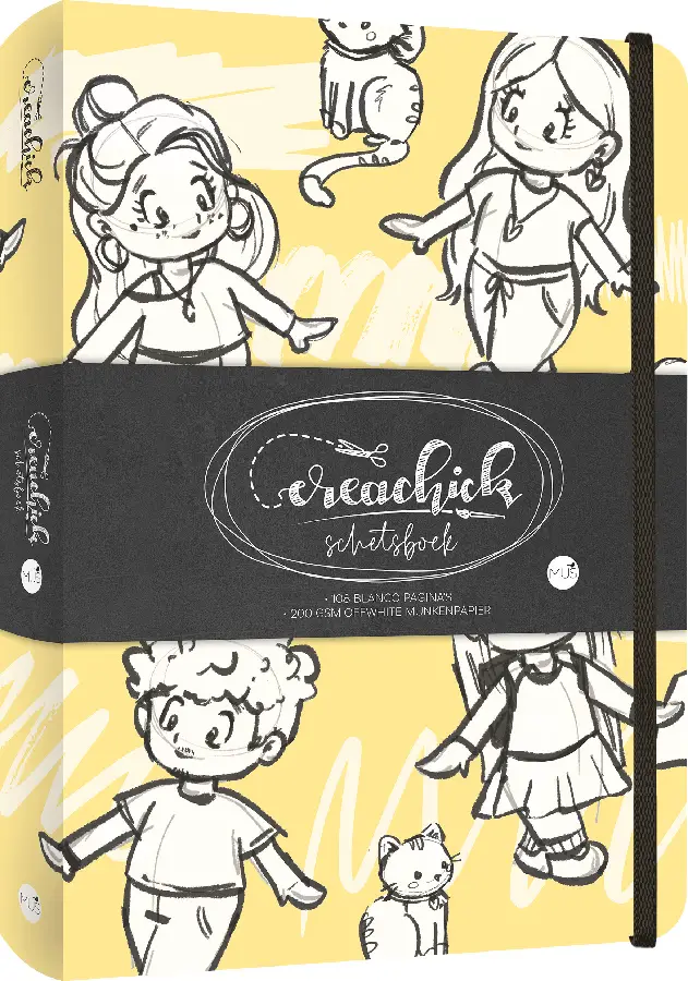 CreaChick Schetsboek MAUVE