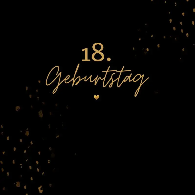 18. Geburtstag- Gästebuch Blanko