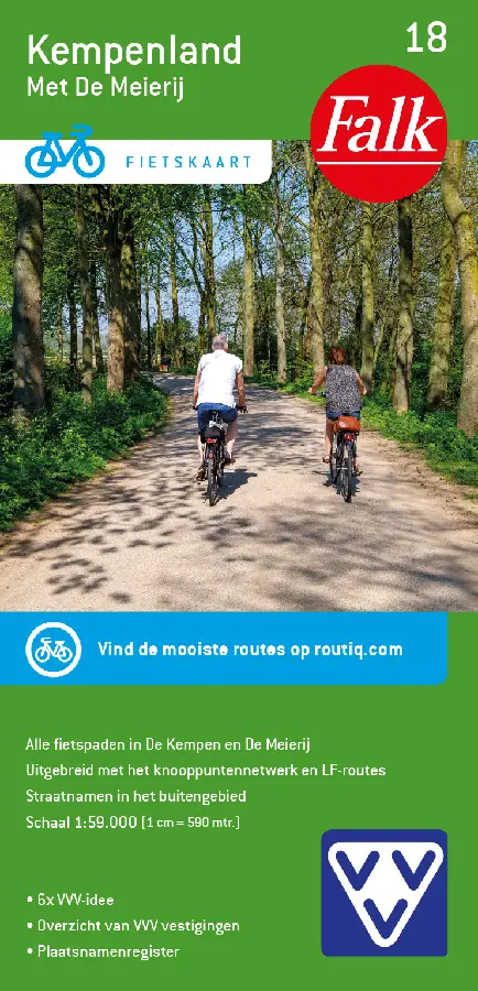 Falk VVV Fietskaart 18 Kempenland - Meijerij