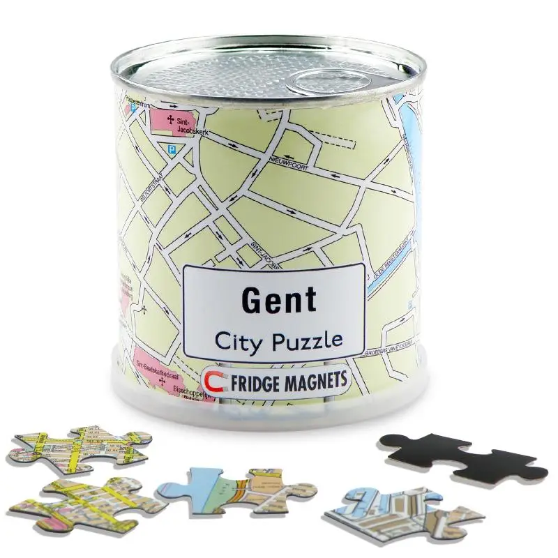 Gent city puzzel magnetisch