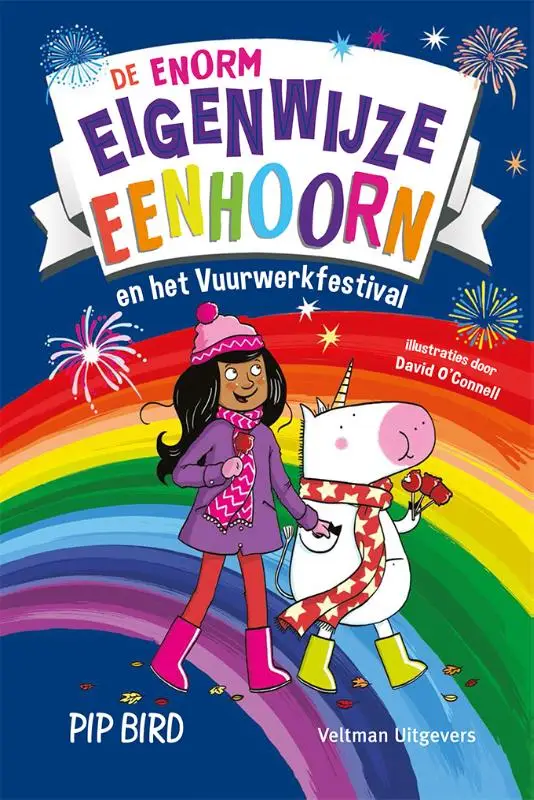 Enorm eigenwijze eenhoorn en het vuur
