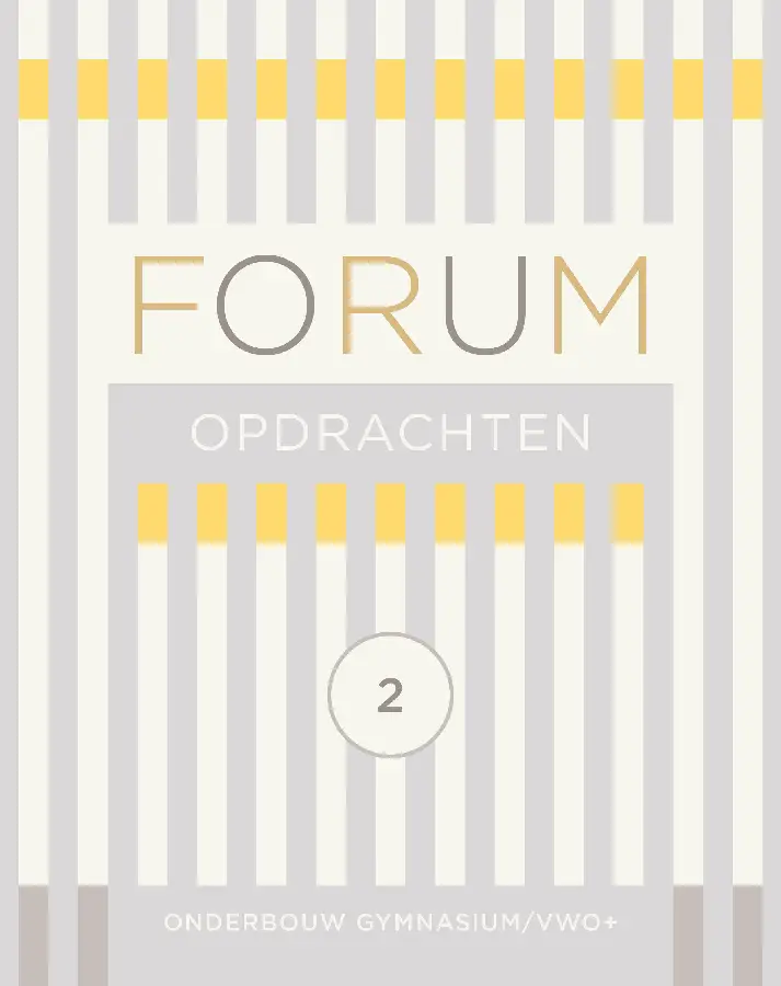 onderbouw gymnasium/vwo / FORUM Geschiedenis / opdrachtenboek 2