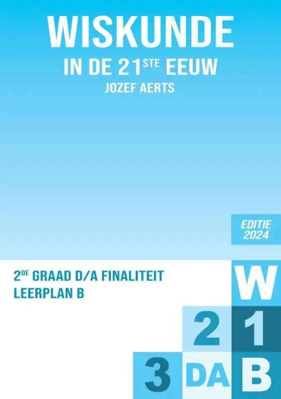 2de Graad D/A Finaliteit Leerplan B