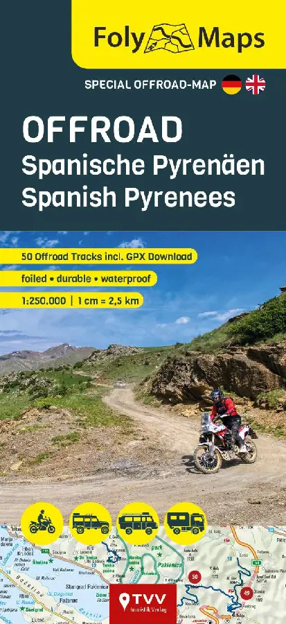 FolyMaps OFFROAD Spanish Pyrenees 1:250,000