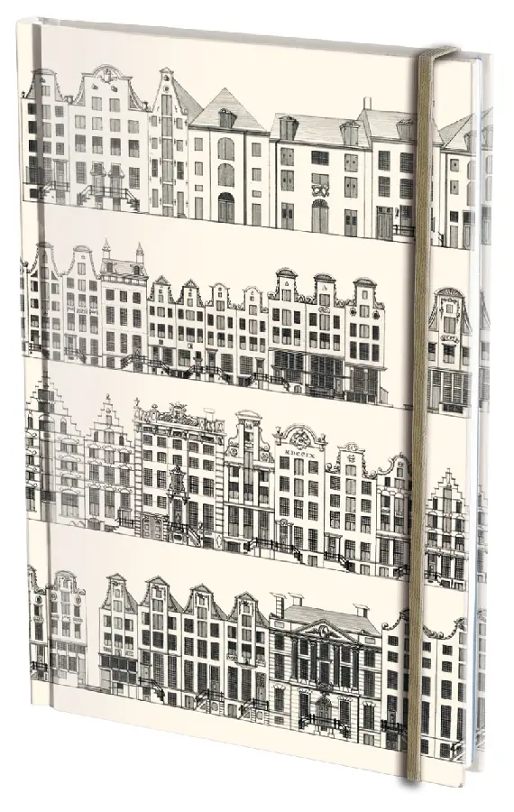 Notitieboek A5, harde kaft: Canal Houses, Caspar Philips Jacobszoon