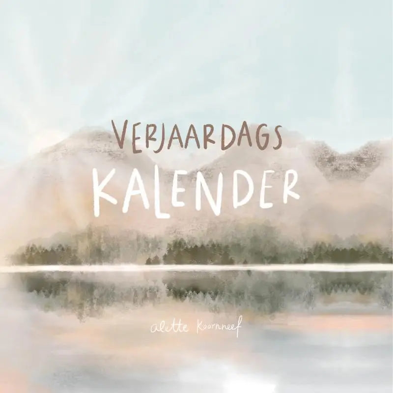 Verjaardagskalender nooit alleen