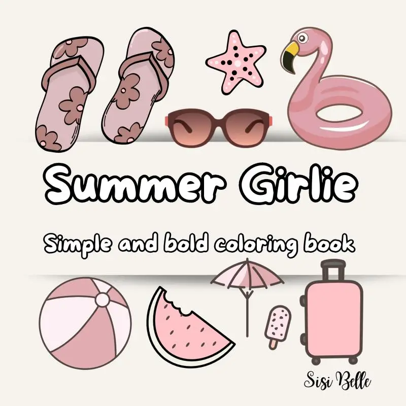 Summer Girlie coloring book