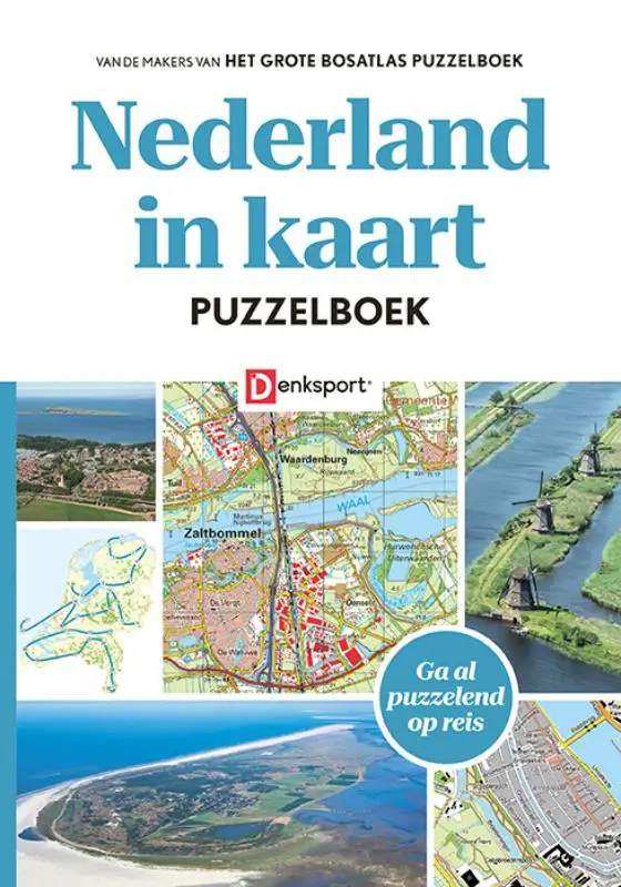 Denksport - Nederland in kaart Puzzelboe