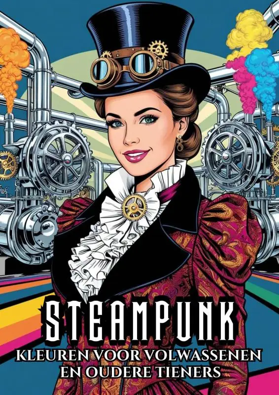 Kleuren voor Volwassenen en Oudere Tieners - Steampunk