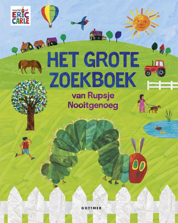 Grote zoekboek van Rupsje Nooitgenoeg