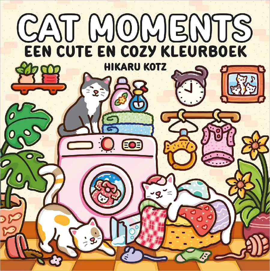 Cat Moments - een cute en cozy kleurboek