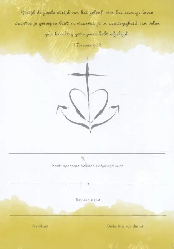 Belijdeniskaart 311 set 10