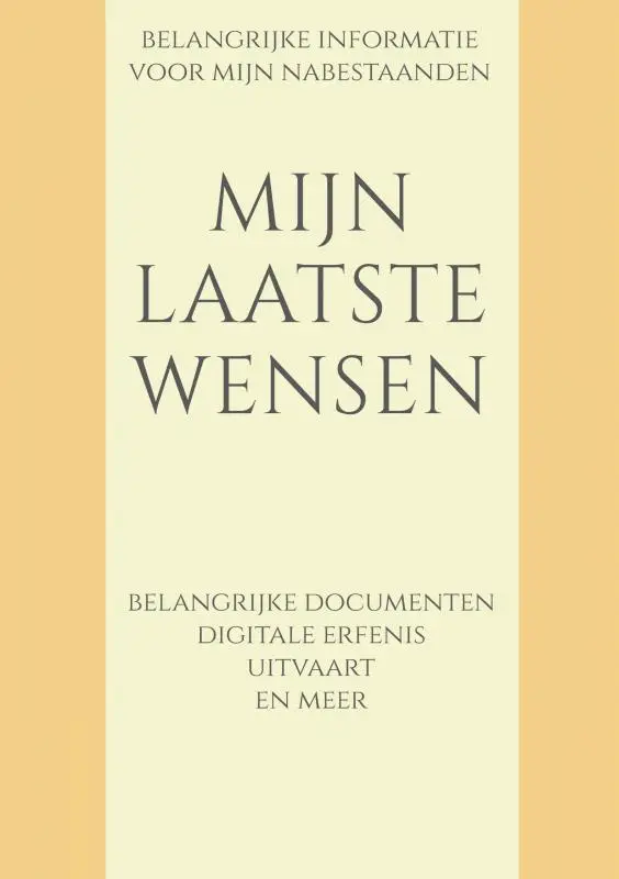 Mijn laatste wensen