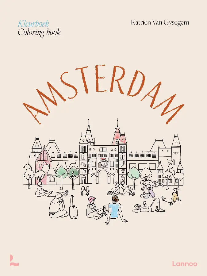 Kleurboek Amsterdam I Coloring Book Amsterdam