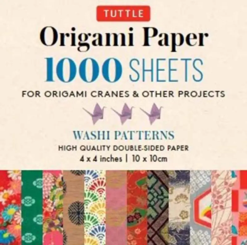 Origami Paper Washi Patterns 1,000 sheets 4' (10 cm)