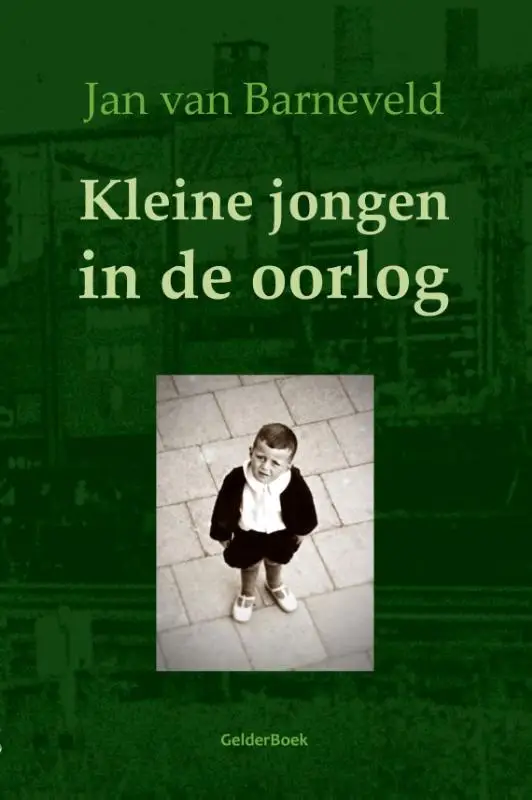 Kleine jongen in de oorlog