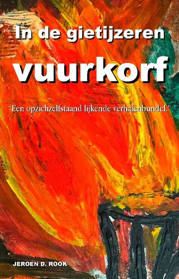 In de gietijzeren vuurkorf