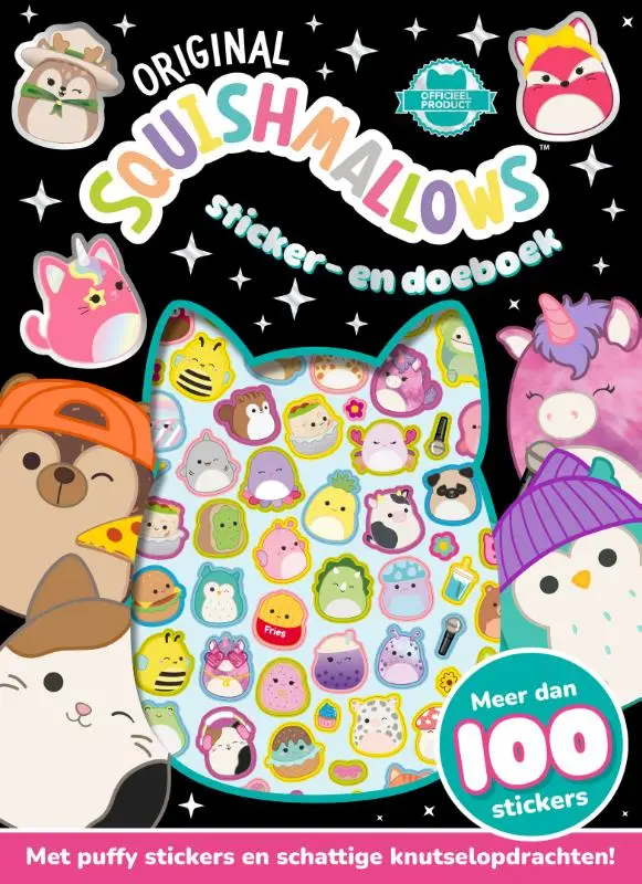 Original Squishmallows sticker- en doeboek