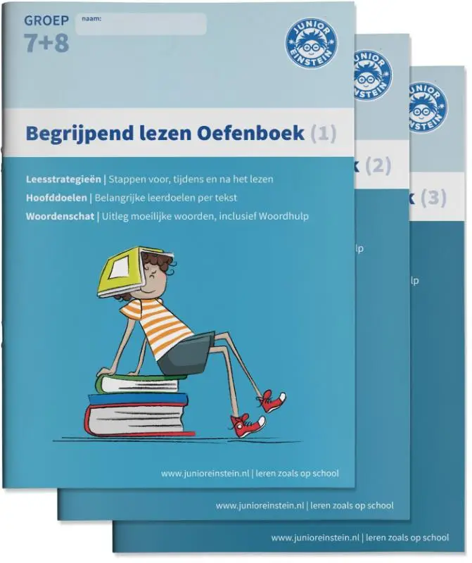 Begrijpend lezen Oefenboeken / 1,2 en 3