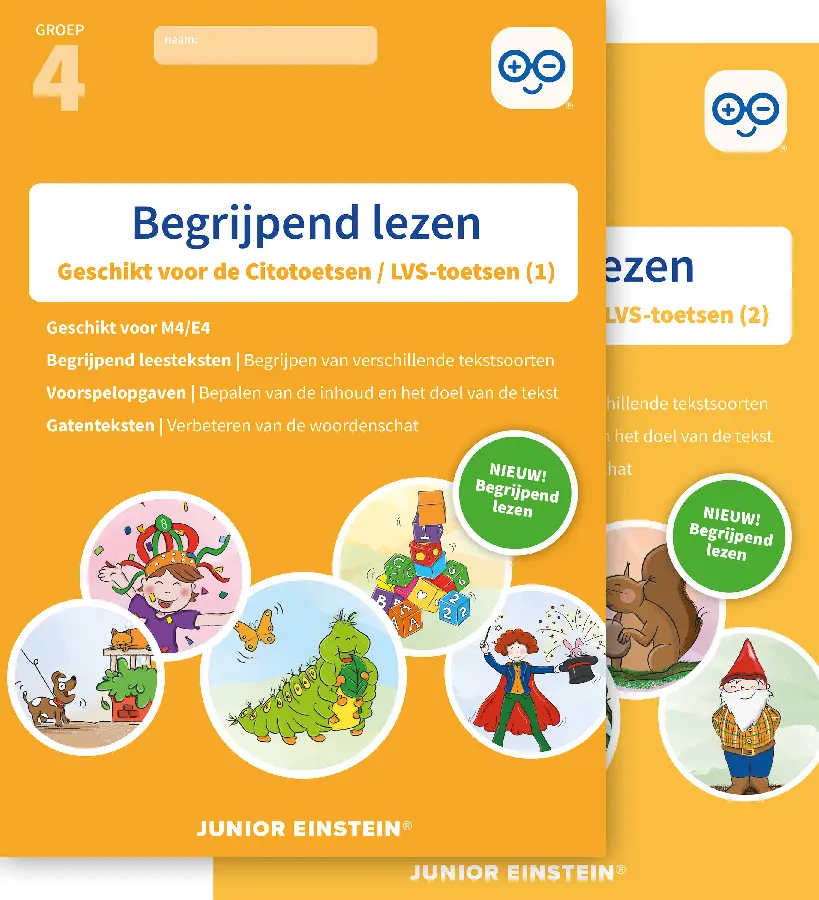 Begrijpend lezen oefenboeken compleet / Compleet pakket, delen 1 en 2