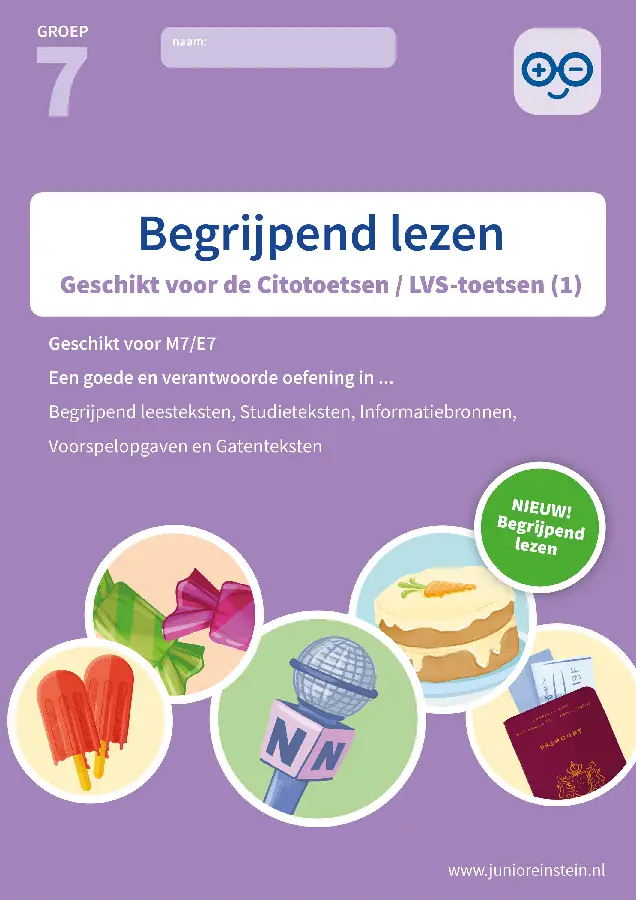Deel 1 - Groep 7 / Begrijpend lezen / Oefenboek