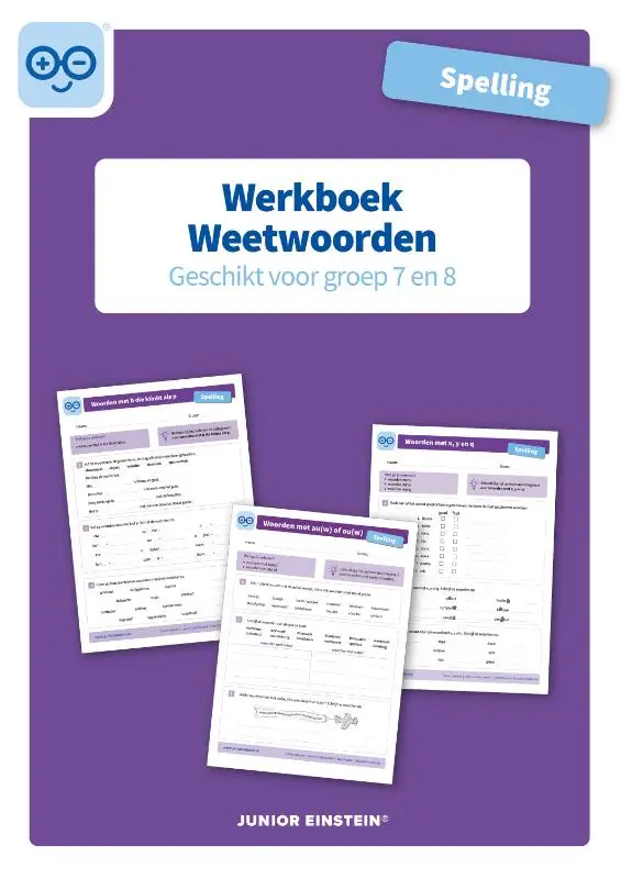 Weetwoorden geschikt voor groep 5 en 6 / Spelling / Werkboek