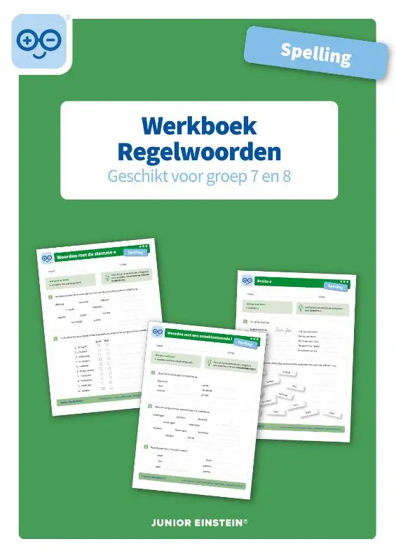 Werkboek Spelling Regelwoorden groep 7 en 8