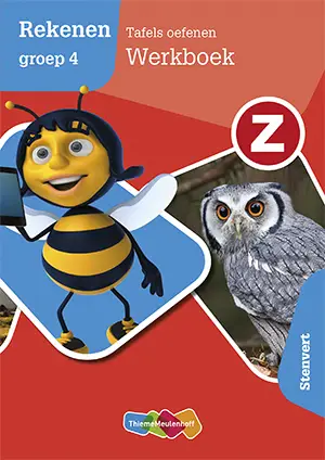 groep 4 tafels oefenen Stenvert / Z-Rekenen / Werkboek