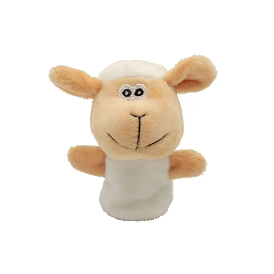 Vingerpopje schaap 9x5x5cm
