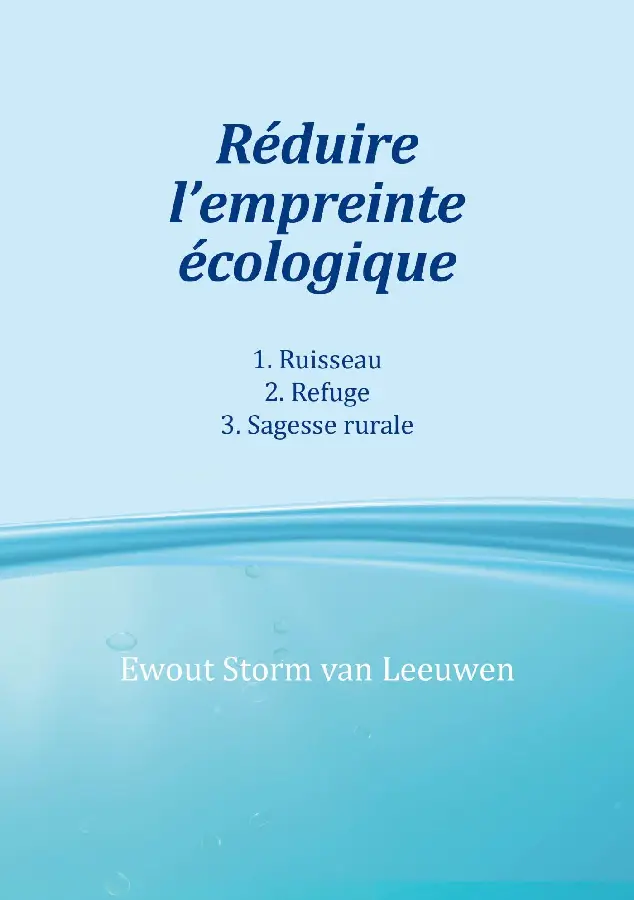Réduire l'empreinte écologique