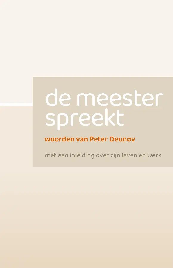 De meester spreekt