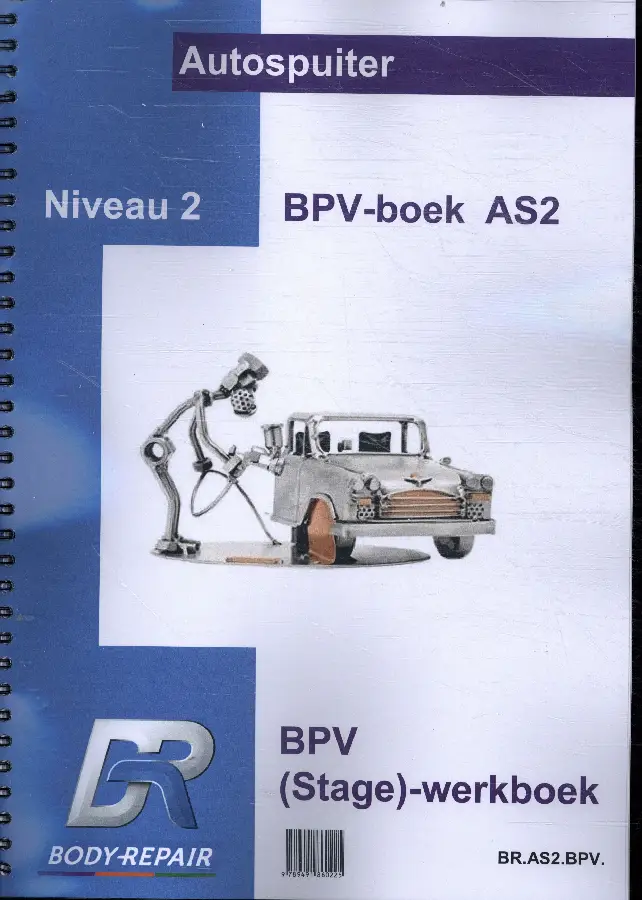 Niveau 2 / BPV boek autospuiter / stage werkboek