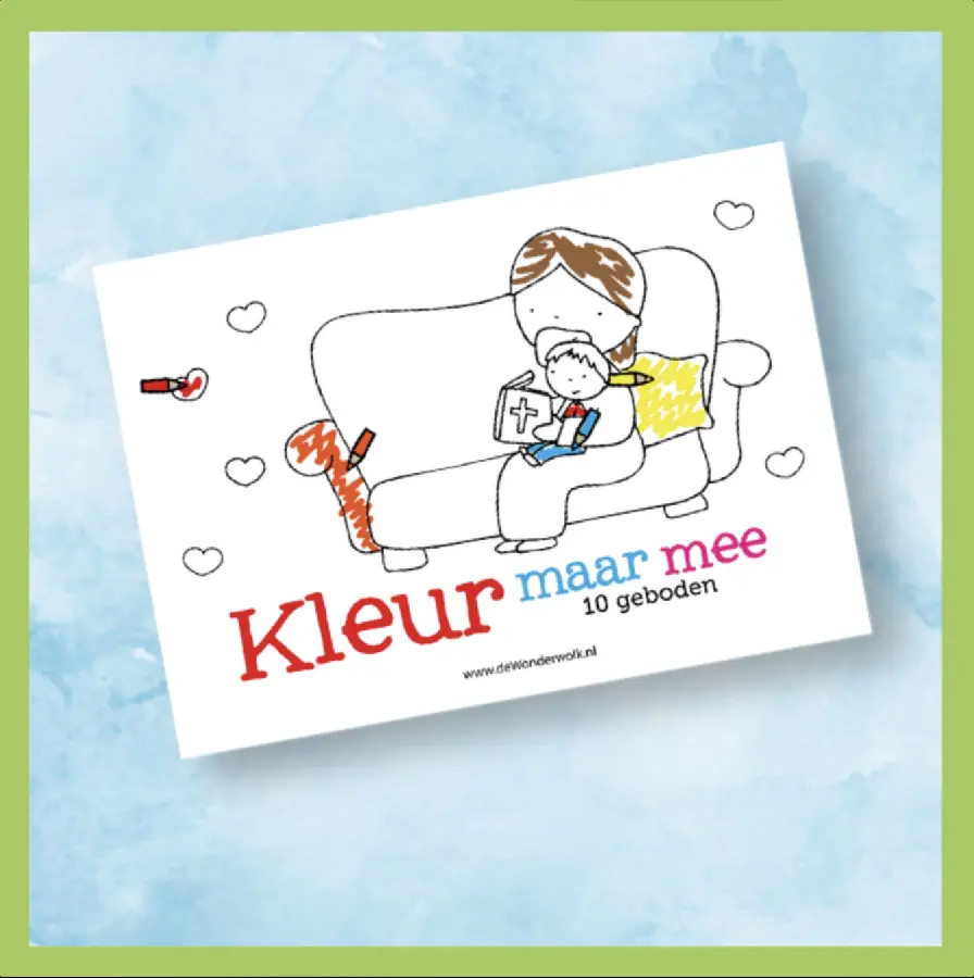 Kleurboek 10 geboden