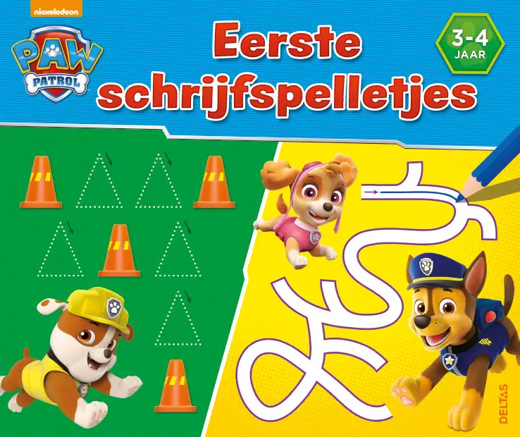Paw Patrol eerste schrijfspelletjes / 3 - 4 jaar